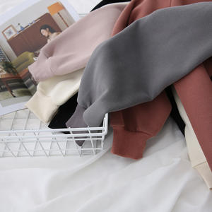 Sweat-shirt pour femme de haute qualité, col montant, 100% coton, léger, respirant, séchage rapide, broderie appliquée sur le devant, OEM - Product Image 3