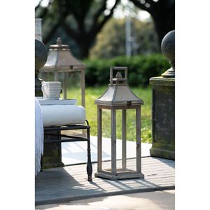 Portacandele in Legno Stile Lanterna Decorativo per Interni ed Esterni, Disponibile in Diverse Misure per Casa, Giardino e Matrimoni - Product Image 2