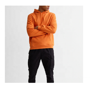 Mens <b>Hoodie</b> Comfortable Pullover Sweatshirt Front Pocket Private Label OEM Wholesale USA Clothing Supply - Product Image 4