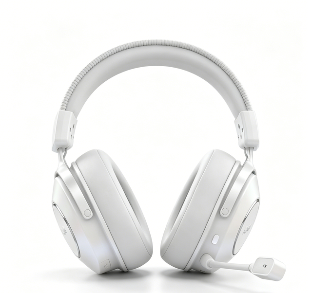 LDON F09 Wireless Over-Ear for 5.3 Headphones RGB Lighting Dynamic Driver Digital Display Protein Leather Ear Cups Sports
