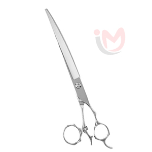 Tijeras de Peluquería Canina de 8 Pulgadas, Acero Inoxidable, Profesionales, para Cortar el Pelo de Mascotas, Punta Redonda, para Diestros, para Perros y Gatos, para Salón de Peluquería - Product Image 1
