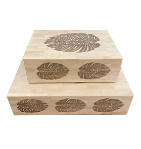 Elegant Indian Washable Bone Inlay Wood Jewelry Storage <b>Case</b> for Rings Earrings High Quality Decorative Box - Product Image 2