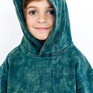 Sudaderas con Capucha para Niños con Lavado Ácido, Diseño Nuevo, Ropa de Moda para Uso en Exteriores, Precio al por Mayor, Hechas en Pakistán - Product Image 5