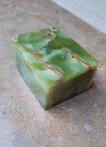 Caja de Joyería de Ónix Verde Hecha a Mano con Acabado de Alto Brillo, Elegante Caja de Almacenamiento de Joyas y Caja de Regalo de Lujo para Compradores Mayoristas - Product Image 4