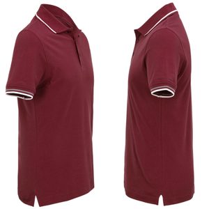 Chemise à manches courtes pour homme, bleu royal, 100% polyester piqué, coupe décontractée, séchage rapide, respirante, longueur normale, couleur unie, tricotée - Product Image 5