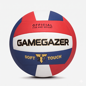ลูกวอลเลย์บอล GAMEGAZER MS-VB-1023 PU ทนทาน น้ำหนักเบา ขนาด 5 น้ำหนัก 260-280 กรัม รอบวง 650-670 มม. เย็บด้วยเครื่องจักร ปรับแต่งได้ - Product Image 1