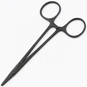 Altomme Instruments Pince porte-aiguille orthodontique à manche noir, Pince ORL en acier inoxydable, Outil réutilisable - Product Image 3