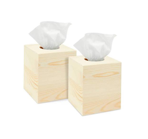 Boîte à mouchoirs en bois artisanale pour votre bureau et votre table, avec finitions soignées et qualité supérieure, au prix de gros. - Product Image 1