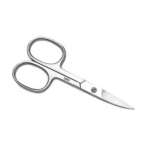Ciseaux à cuticules pour gauchers de 9,5 cm, en acier inoxydable, tranchants, courbés, coupe-ongles professionnel de précision, durables pour adultes - Product Image 4