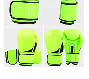 Gants de boxe professionnels en cuir synthétique de vachette avec logo personnalisé, vente en gros, gants d'entraînement pour arts martiaux - Product Image 6