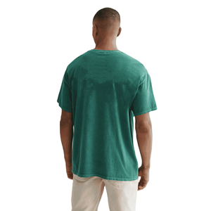 Camiseta de Lona con Cuello Redondo para Hombre, Estilo Clásico, Colores Personalizados, 100% Algodón, Antiarrugas, Secado Rápido, Transpirable, Cómoda para Uso Diario - Product Image 2
