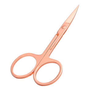 Ciseaux de manucure en acier inoxydable, lame droite, coupe-cuticules, 8,8 cm, manche rond en plastique durable, précision pour les ongles - Product Image 6