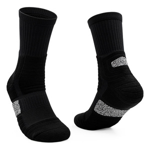 Thick Knitted Crew Medium-length <b>Running</b> Outdoor Professional Athletic <b>Socks</b> Basketball <b>Socks</b> Men's ODM OEM Multicolor - Product Image 6