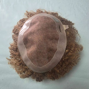 Prótesis Capilar de Cabello Humano Remy Indio con Rizos Kinky para Hombre, Base Mono - TAZ HAIR BANGLADESH - Product Image 1