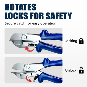 LEMATEC 45-120 Degree Angle Miter Shear Cutter Sharp Manual Trimming <b>Tool</b> for PVC Plastic Trim Molding <b>Cutting</b> - Product Image 2