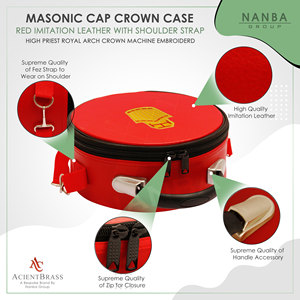 Estuche para Gorra de Ex Arcánquillo - Cuero Rojo Premium con Diseño Elegante - Product Image 6