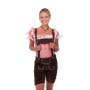 Suministro al por Mayor de Lederhosen Bávaros para Hombre, Pantalones Cortos de Cuero Tradicionales Alemanes para el Oktoberfest - Product Image 5