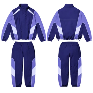 Survêtement coupe-vent zippé en polyester pour hommes et femmes, faible MOQ - Product Image 1