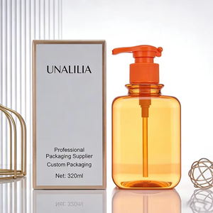 Wholesale 320ml PET Plastic <b>Hand</b> Soap Body Oil Skincare Square <b>Pump</b> <b>Sprayer</b> Bottle Lotion Custom Color Cosmetic Packaging - Product Image 4