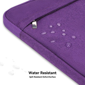 Nice Look Dark Purple Color Men Women <b>Laptop</b> <b>Bags</b> Convenient Storage Pockets Flexible Shoulder Strap Skin Friendly <b>Laptop</b> <b>Bag</b> - Product Image 6
