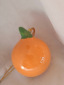 Adornos Colgantes de Navidad para Árbol de Navidad, en Forma de Frutas como Fresa, Piña y Naranja, de Cristal, Redondos, con Tamaño Personalizable - Product Image 4