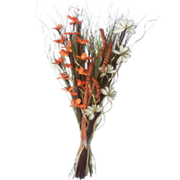 Fleurs artificielles faites à la main couleurs assorties bouquet de palmier décoratif palmier décoratif maison mariage fleurs décoratives