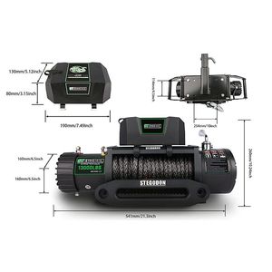 Stegodon เครื่องกว้านไฟฟ้า £ 13000, เครื่องกว้าน T3 12V พร้อมเชือกสังเคราะห์รีโมทไร้สายมือถือและที่จับแบบมีสาย - Product Image 4