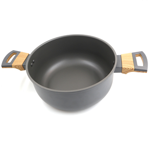 Cacerola Antiadherente Premium con Revestimiento de Granito, Cuerpo de Aluminio Duradero, Tapa de Vidrio Templado, Asas Laterales Resistentes al Calor - Product Image 2