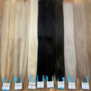 Cabello Virgen de Alta Calidad - Extensiones Genius Weft - Nueva Moda - Tendencia - Precio al por Mayor - Cabello de Alta Calidad de Vietnam - Product Image 1