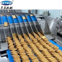 Machine automatique de découpe de fil pour la fabrication de biscuits, machine commerciale pour la production de snacks, biscuits et biscuits torsadés (Jenny Cookies)
