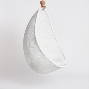 Elegante silla colgante de ratán para decoración del hogar, muebles de patio, sillas colgantes tejidas a mano con forma de huevo. - Product Image 3