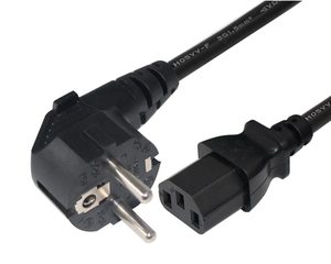 Cavo di Alimentazione Europeo (EU) SYONG a Prezzo di Fabbrica, Rame Nudo 0,75mm 1,5M CEE 7/7 a IEC320 C13, Connettore a 2 Poli per <span class=keywords><strong>Computer</strong></span>, <span class=keywords><strong>TV</strong></span>, Monitor - Product Image 4