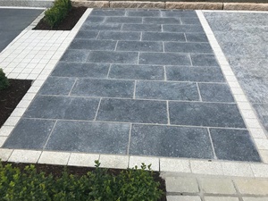 Losas de Piedra Caliza Natural Azul Antigua con Acabado Pulido para Pavimentación de Caminos Exteriores, de Alta Calidad Arquitectónica - Product Image 4