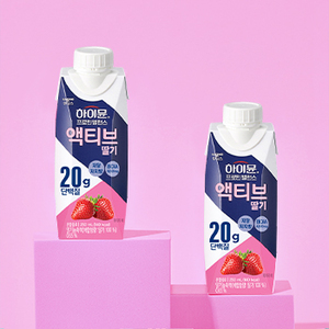 ILDONG Himmune Active RTD Sabor Fresa 250mL 20-29g Proteína Sin Azúcar Líquido Oral para Adultos Crecimiento Muscular Aumento de Energía Inmunológico - Product Image 3