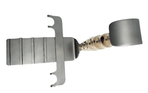 Saldanha Abdominal Deep 4 prongs Retractor <b>Plastic</b> Surgery Gold Coated Grip Hand Surgical Instrument Manual CE Certified Class I - Product Image 5