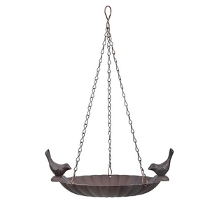 Nouvelle Tendance : Bain d'oiseaux en métal de haute qualité pour l'extérieur, autoportant, en fer, pour jardin, décoration extérieure - Product Image 6