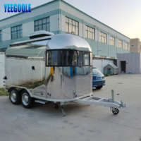 YG-TZ-66 Remorques alimentaires chinoises, camion de restauration d'occasion, chariot à glace pilée, camionnette de cuisine, boutique mobile, station mobile, remorques de transport pour la vente U L