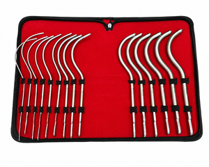 Juego de Dilatadores Uretrales Guyon, 15 Piezas, Acero Inoxidable, Kit de Dilatadores Urinarios Reutilizables, Instrumentos de Urología y Ginecología - Product Image 1