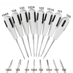 BAFA SURGICAL INSTRUMENTS Juego de 8 Elevadores de Raíz Curvos de Acero Inoxidable para Laboratorio, Instrumento Premium para Laboratorio - Product Image 6