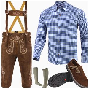 Traje Tradicional Bávaro para Hombre – Lederhosen para Festival Cultural - Product Image 1