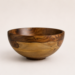 Eco-Friendly Handmade Acacia Wooden Bowl Large Salad Serving Bowl for Farmhouse Kitchen Decoration Bowl In Good Price - Product Image 3