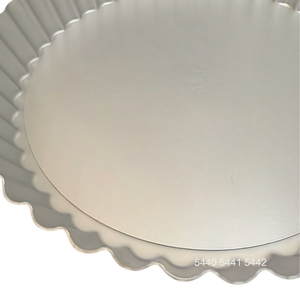 Moldes para Tartas de 6 Pulgadas con Fondo Extraíble, Molde Redondo para Quiche, Laterales Acanalados para Tartas, Moldes para Tartas de Huevo para Hornear, Pasteles de Mousse, Postres - Product Image 3