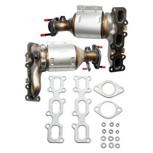 ตัวแปลงปฏิกิริยาด้านหน้าซ้ายและขวา 2 ชิ้น พร้อมพอร์ตเซ็นเซอร์ 2 ช่อง สำหรับรุ่นฟอร์ดเอ็กซ์พลอเรอร์ปี 2013-2019 # 1379 # 1378 - Product Image 3