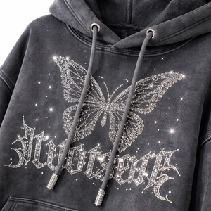 Sudadera con Pedrería Personalizada al por Mayor para Mujer - Fabricante Directo de Fábrica con Suministro a Granel - Product Image 4