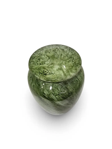Green Marble Pattern Cremation Urn Rectangular Memorial Vessel Metal <b>Ash</b> <b>Casket</b> <b>for</b> Home Remembrance - Product Image 5