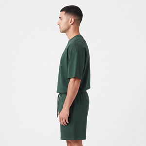 Conjunto Deportivo de Verano para Hombre, Ropa Deportiva Informal para Gimnasio, Top y Pantalones Cortos, Conjunto de 2 Piezas, Venta al Por Mayor, Logotipo Personalizado, Traje de Camiseta para Hombre - Product Image 2