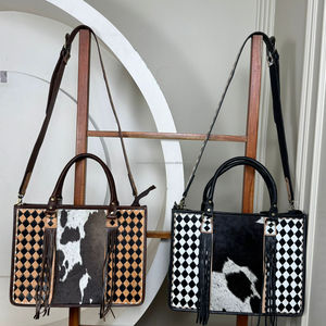 ¡Novedad de 2025! Bolsos de moda de diseñador de buena calidad, bolsos de hombro a la moda, bolsos de mano de lujo de cuero a cuadros para mujer - Product Image 4