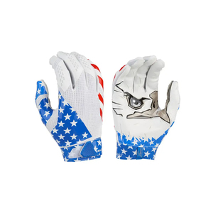 Gants de football américain personnalisés avec paume antidérapante en silicone pour sports de plein air - Product Image 4