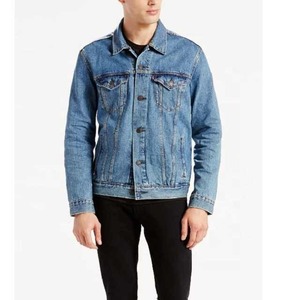 Chaqueta de Mezclilla para Hombre, Estilo 2024, Lavada, para Invierno, 100% Algodón, Corte Regular, Mangas Largas - Product Image 3