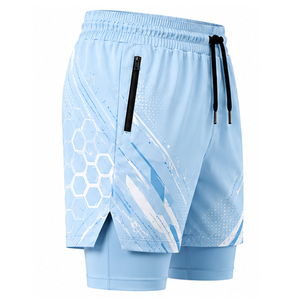 Shorts de bain pour hommes personnalisés, poches imperméables, séchage rapide, légers, shorts de plage, vêtements de sport d'été, fabricant de vêtements pour hommes - Product Image 5